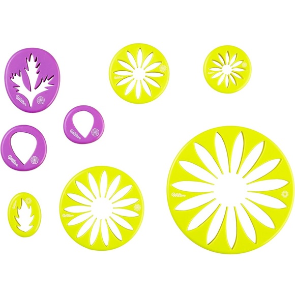 Wilton Gum Paste Outs Piece 28 PC GP Flowers Cut Out Set - Picture 7 of 10